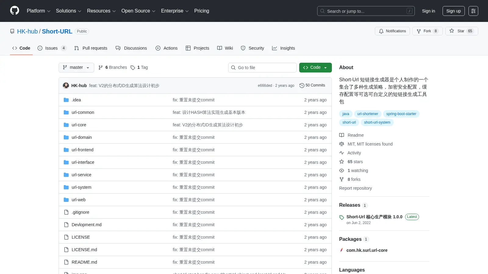 Short Url screenshot