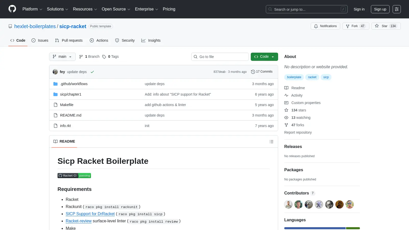 Sicp Racket screenshot