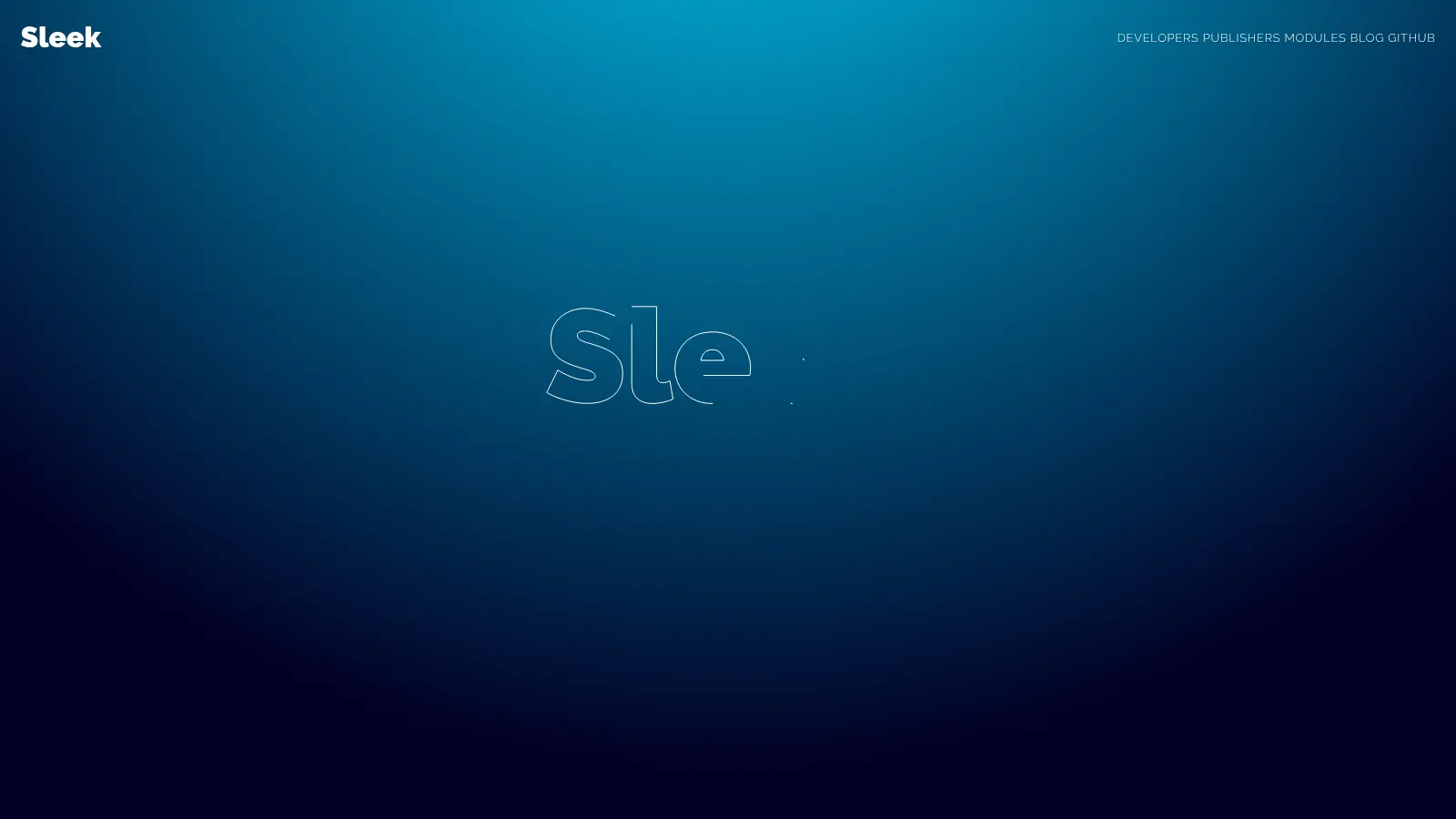 Sleek screenshot