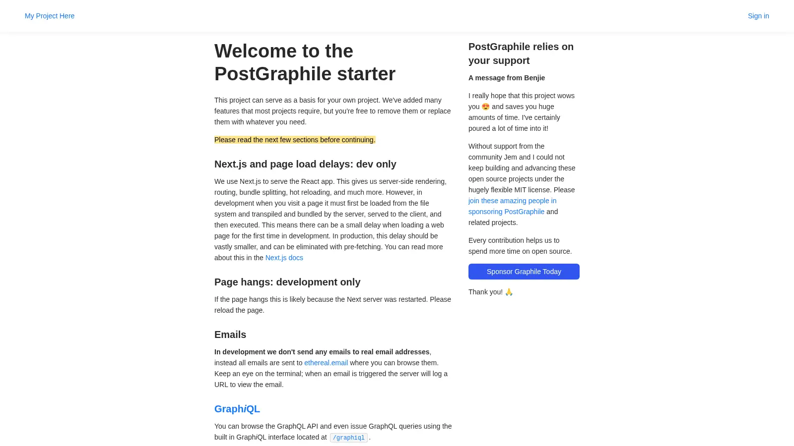 Starter 3 screenshot