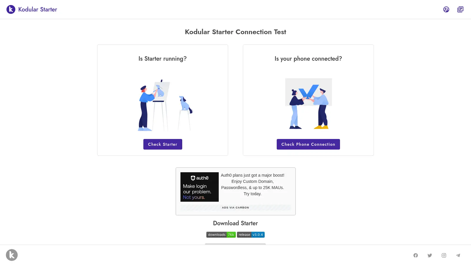 Starter 6 screenshot