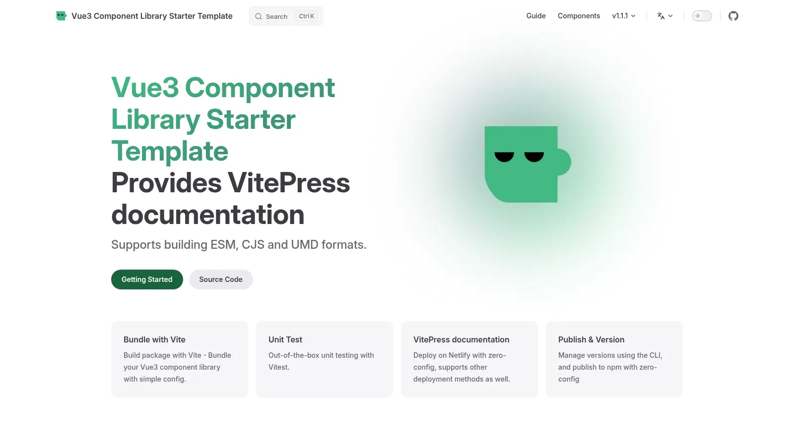 Starter Lib Vue3 screenshot