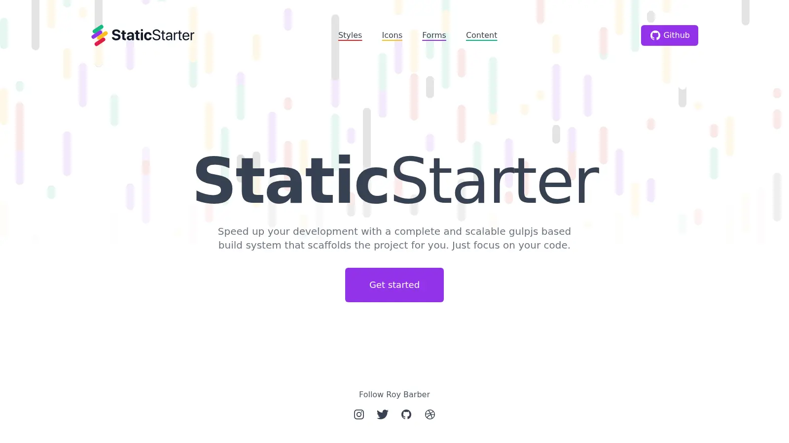 Static Starter screenshot