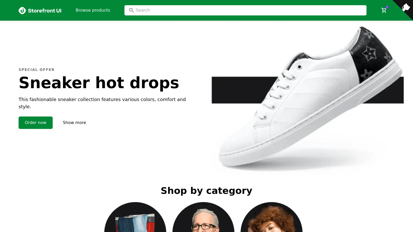 Storefront Qwik Boilerplate screenshot