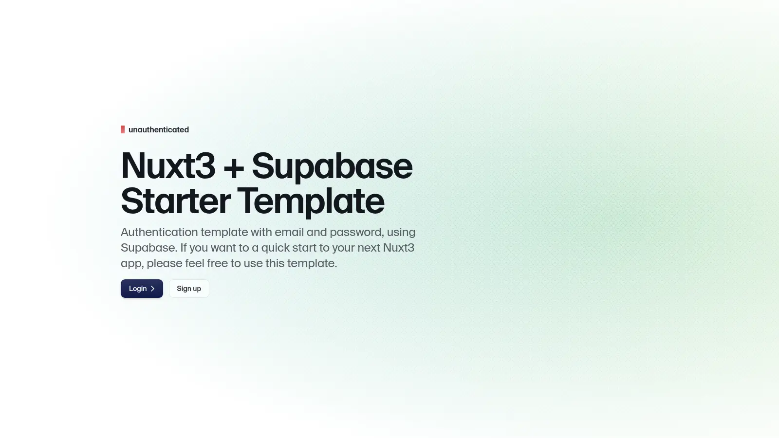 Supaauth screenshot
