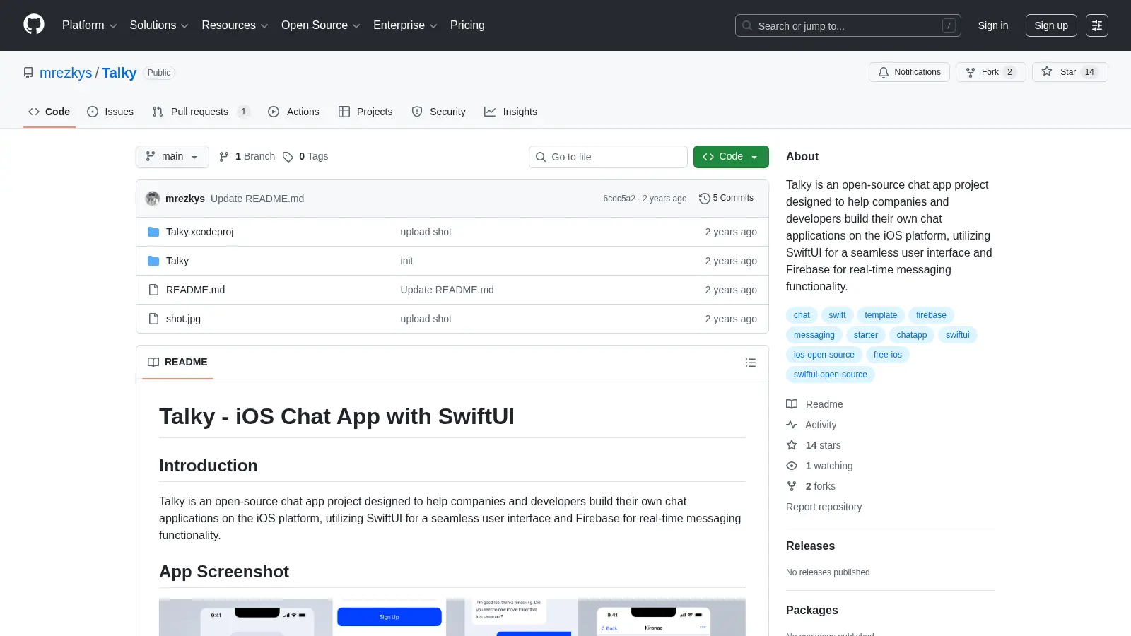 Talky screenshot