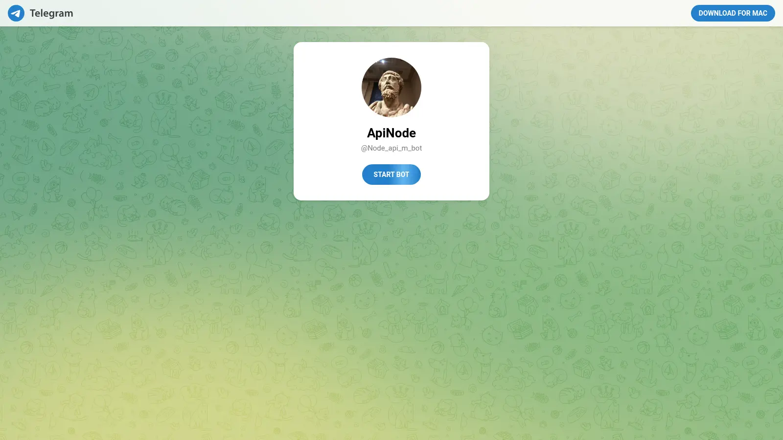 Telegram Bot Vercel Boilerplate screenshot