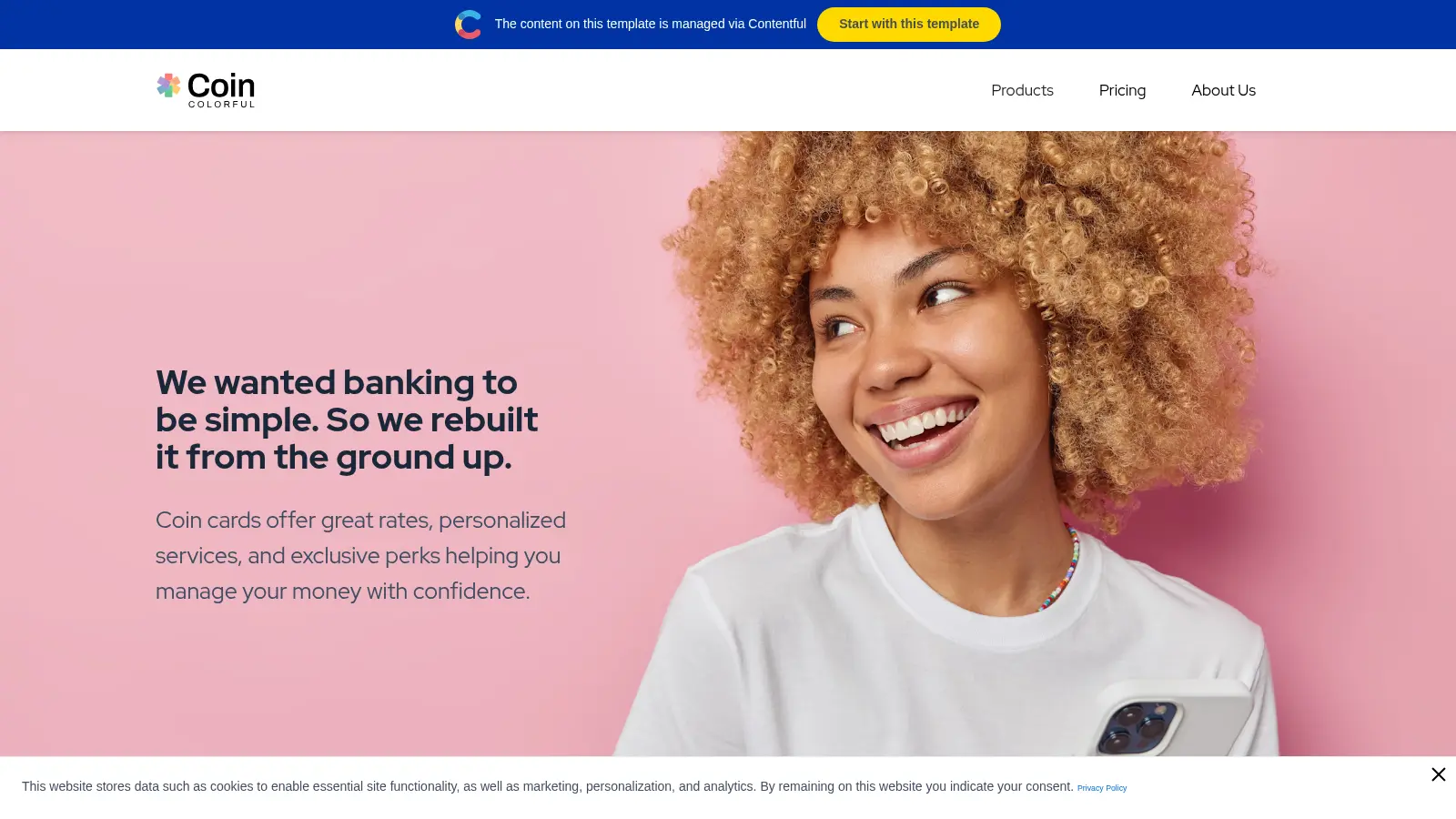 Template Marketing Webapp Nextjs screenshot