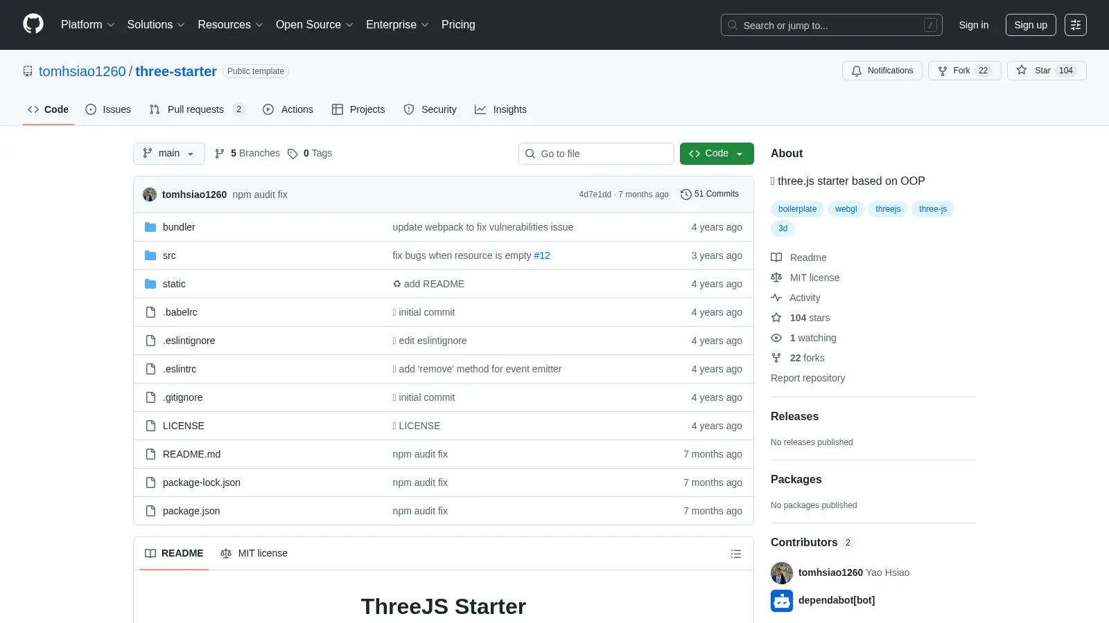 Three Starter screenshot