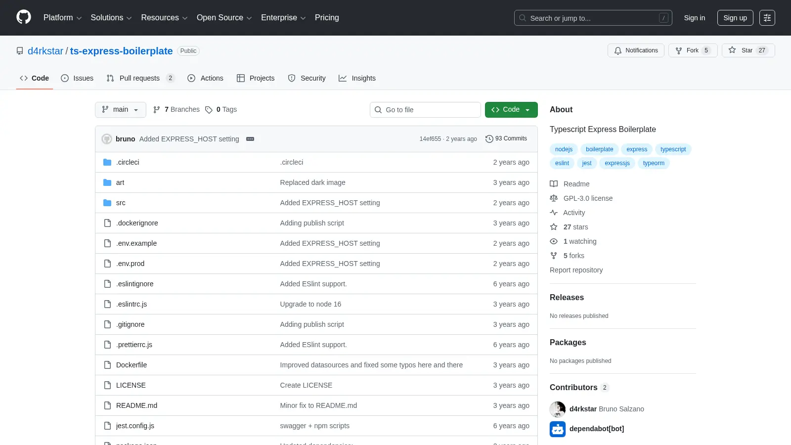 Ts Express Boilerplate screenshot