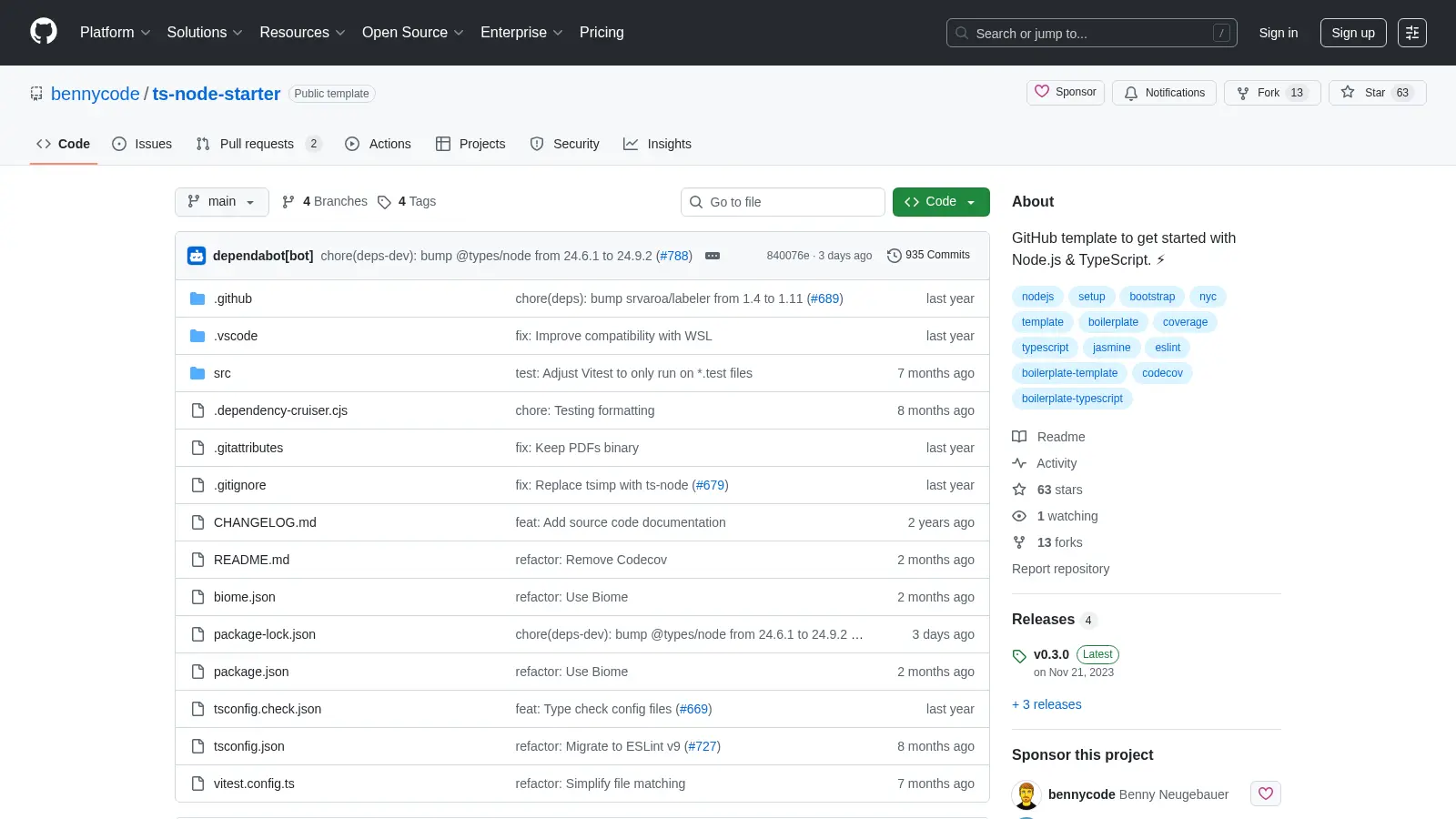 Ts Node Starter screenshot