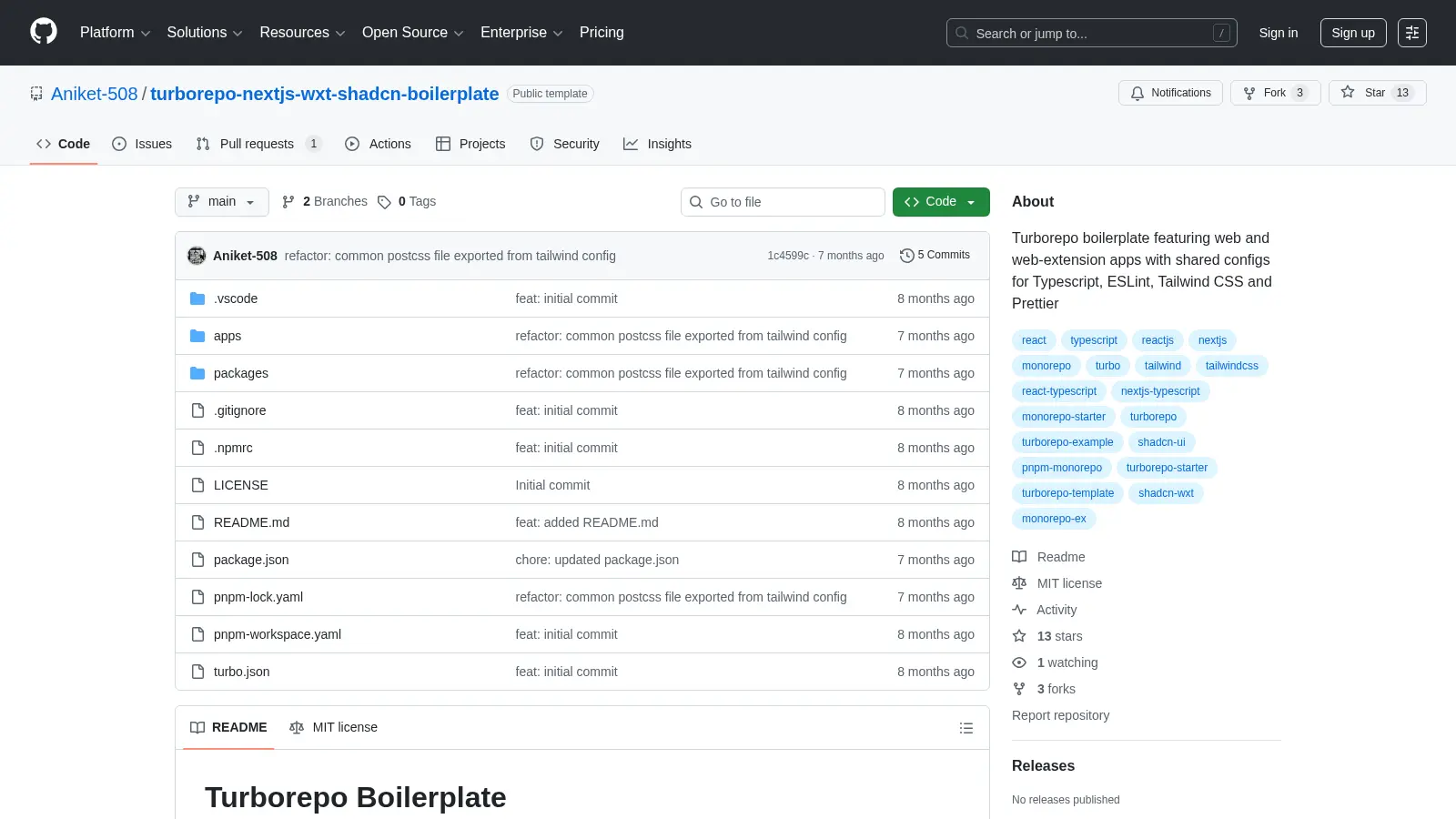 Turborepo Nextjs Wxt Shadcn Boilerplate screenshot