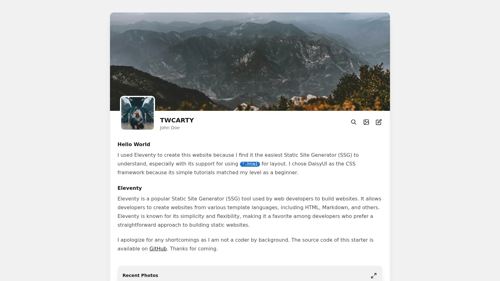 Twcarty screenshot