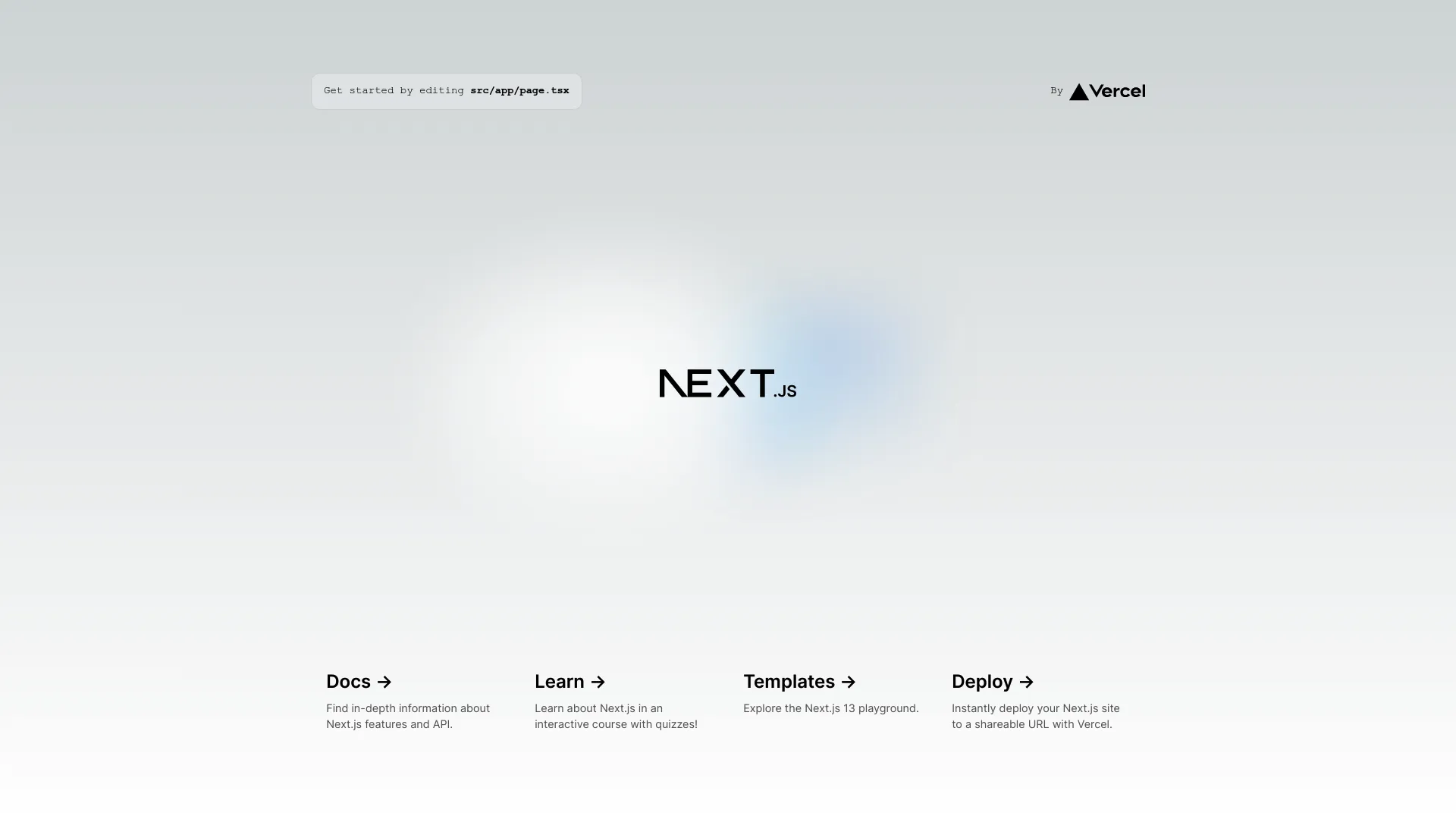 Typescript Nextjs Starter screenshot