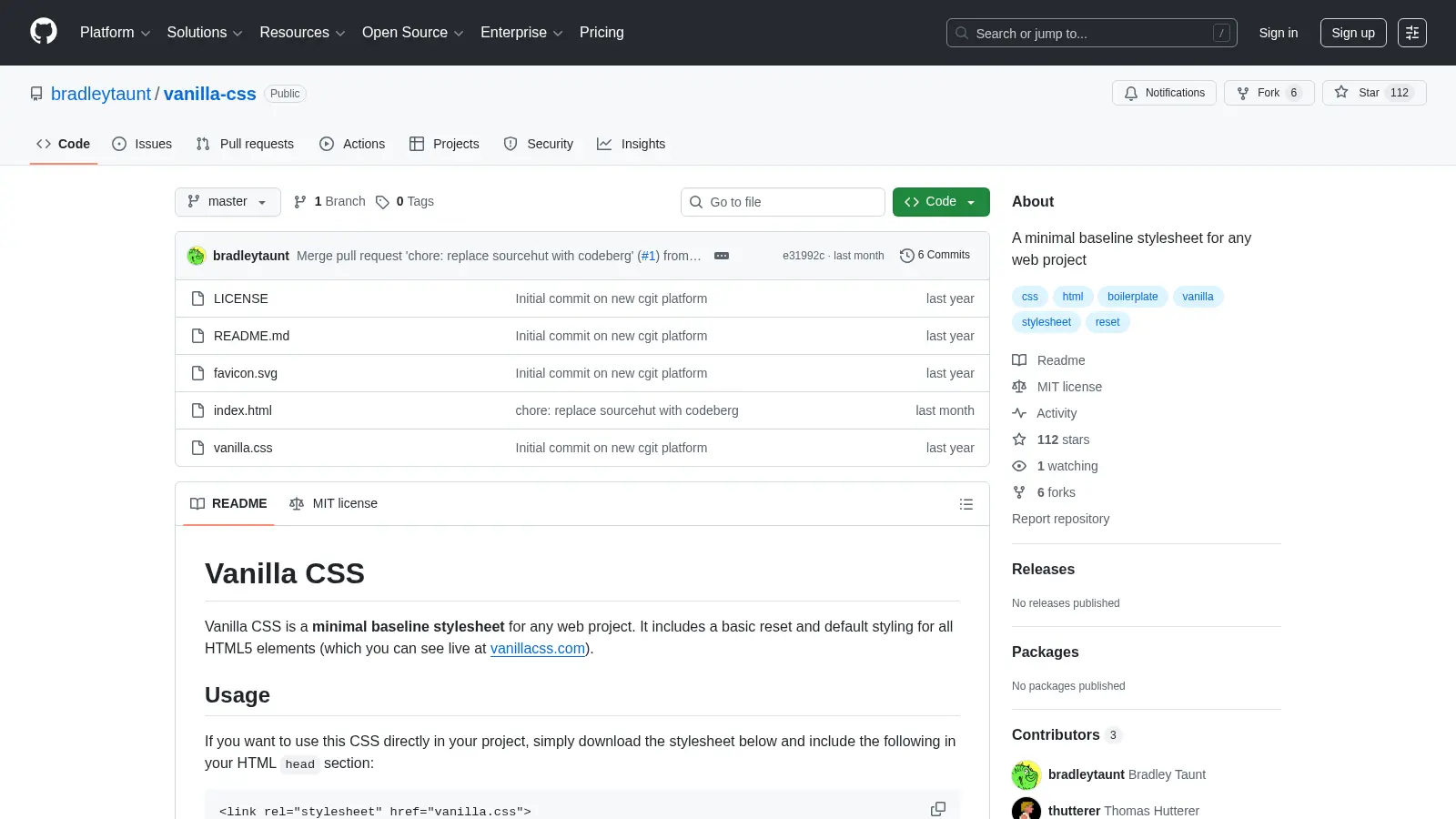 Vanilla Css screenshot
