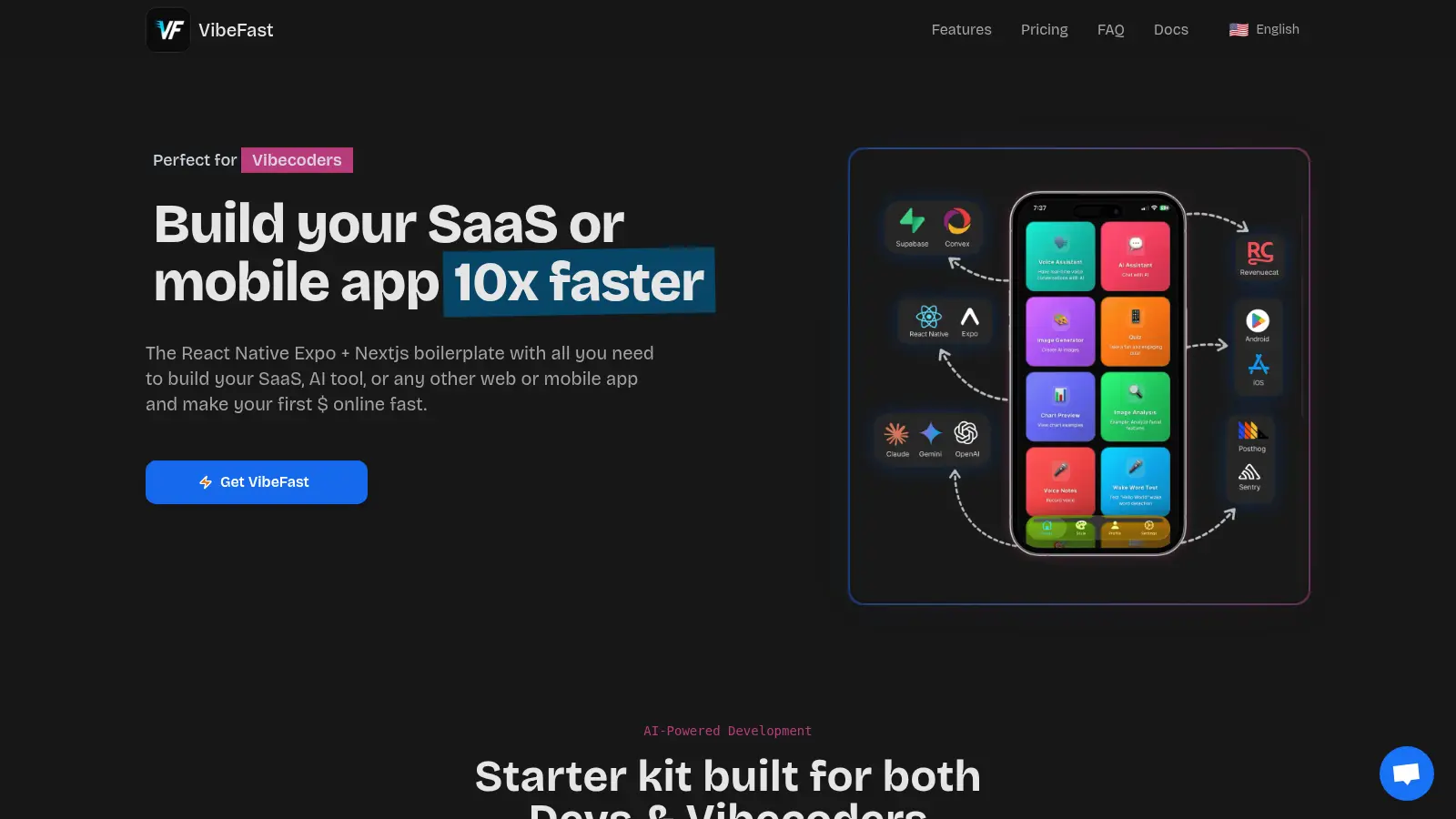 VibeFast screenshot