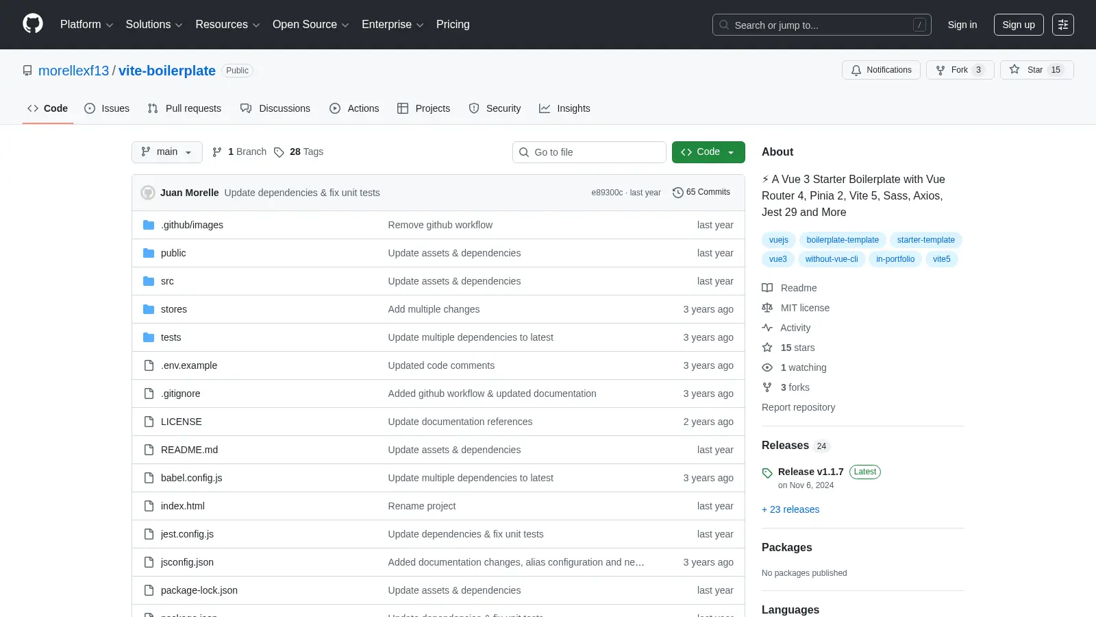 Vite Boilerplate screenshot
