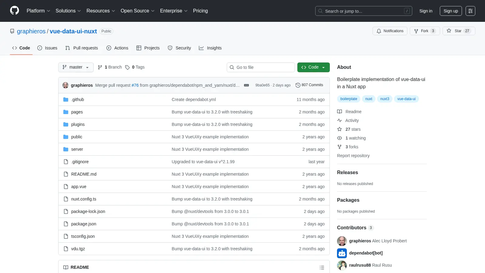 Vue Data Ui Nuxt screenshot
