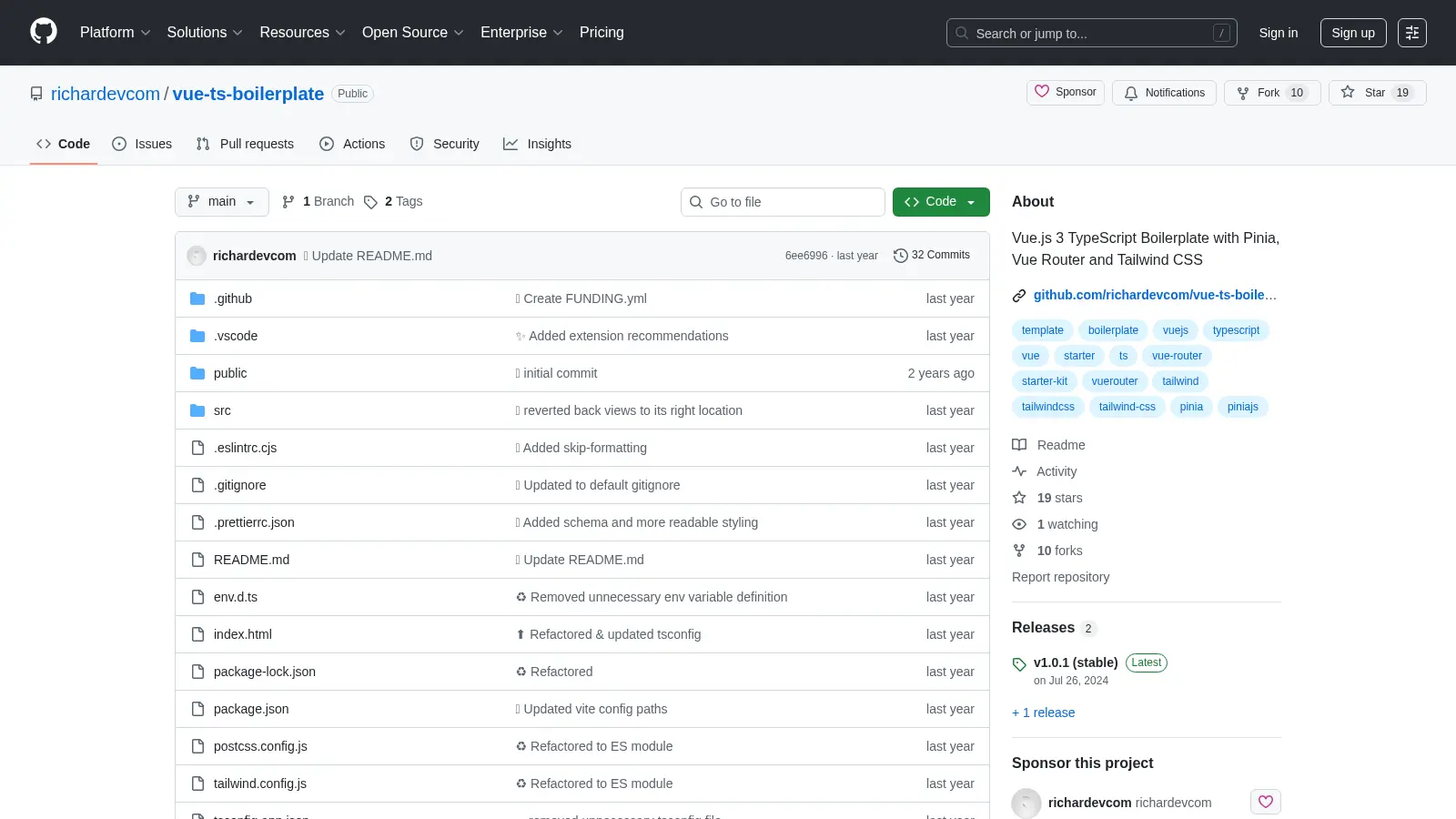 Vue Ts Boilerplate screenshot