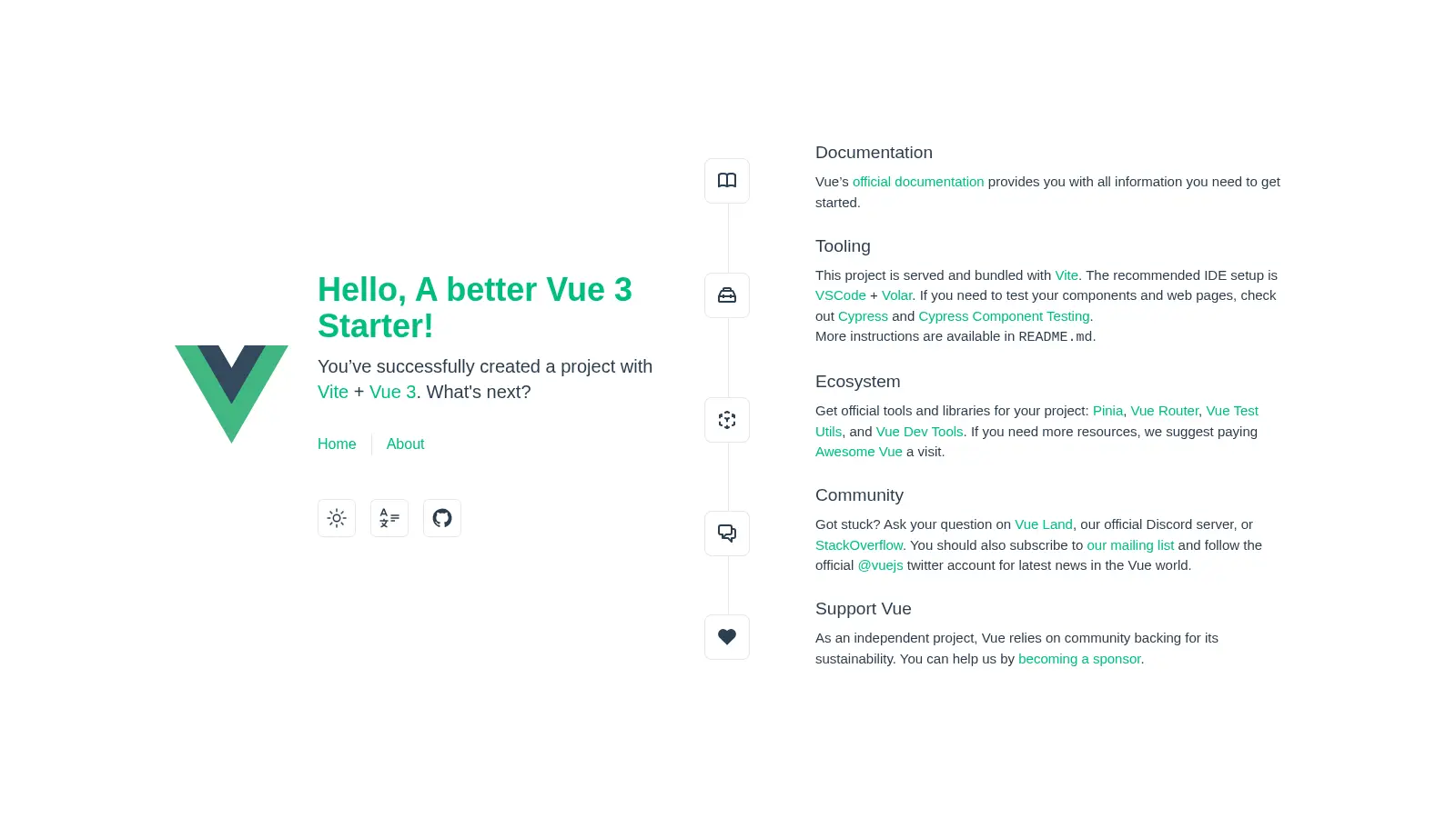 Vue3 Starter 2 screenshot