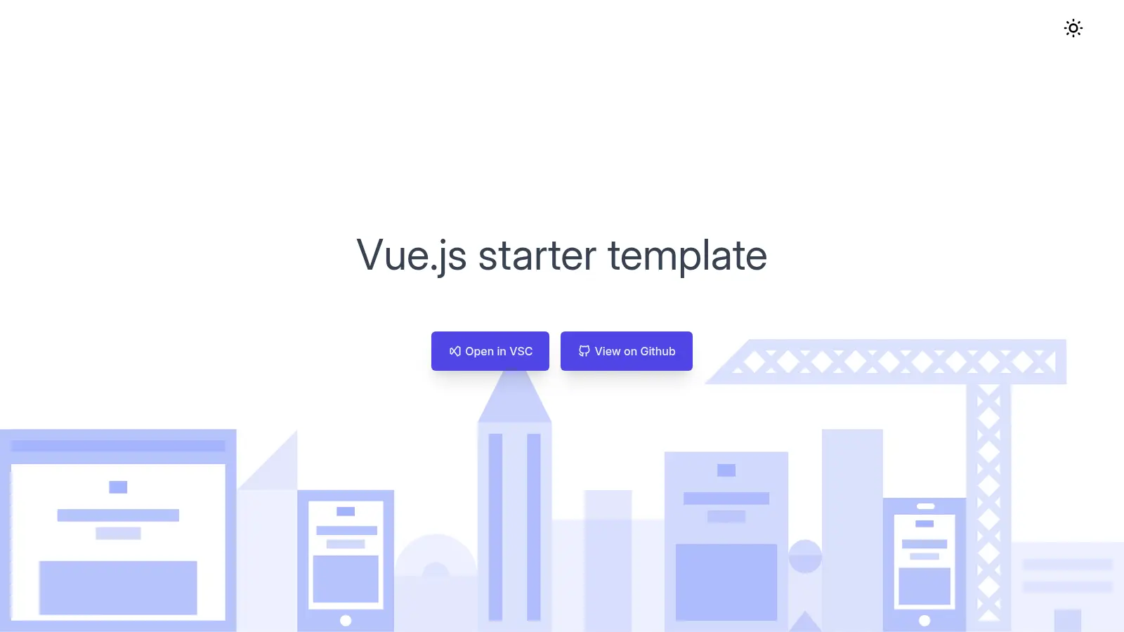 Vue3 Template screenshot