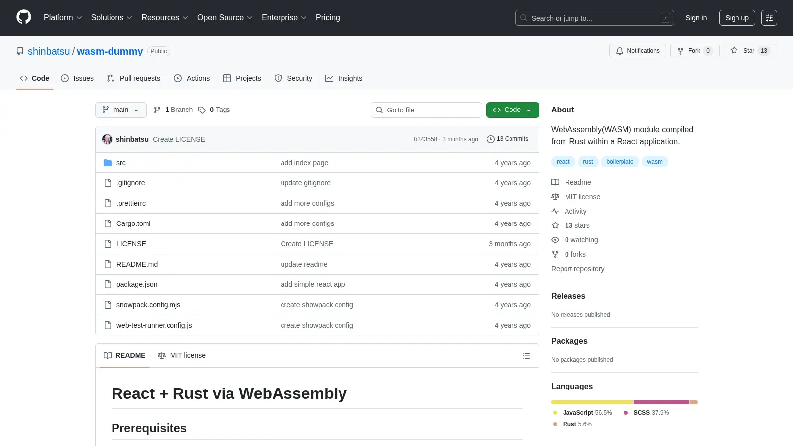 Wasm Dummy screenshot
