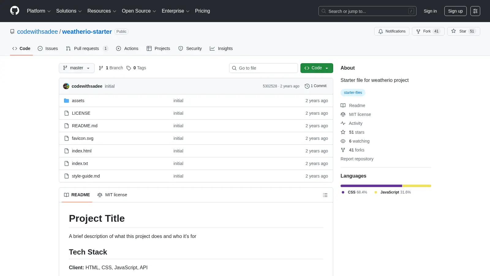 Weatherio Starter screenshot