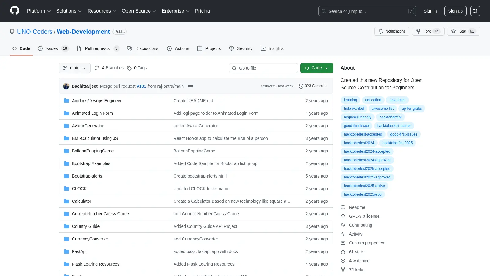 Web Development screenshot