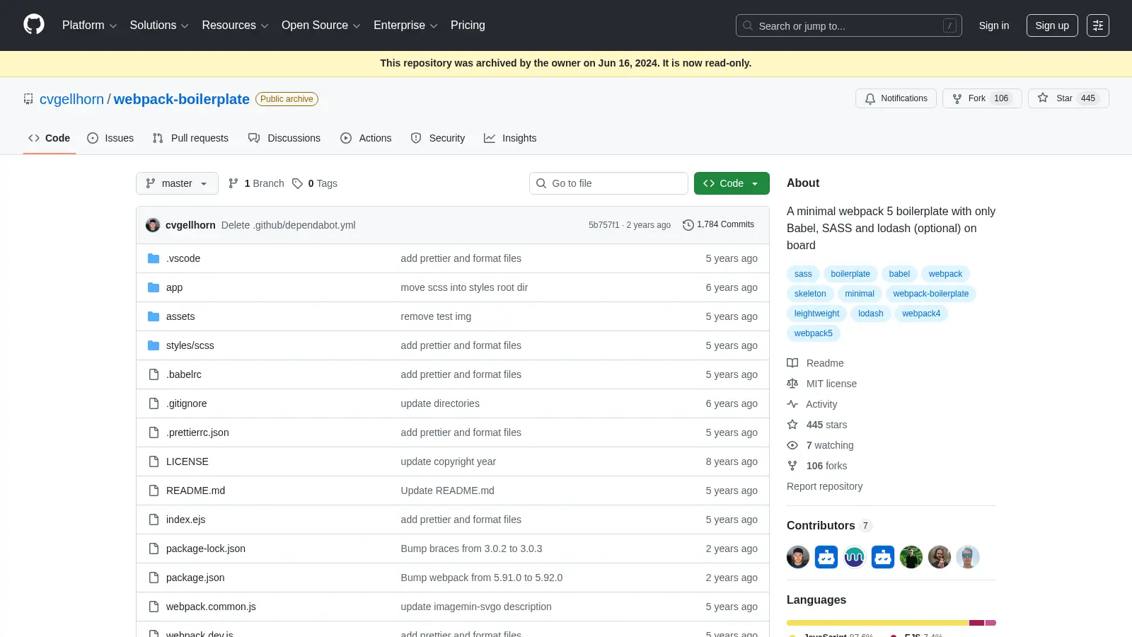 Webpack Boilerplate 3 screenshot