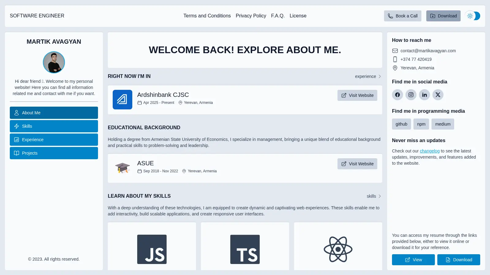 Webpack React Typescript Template screenshot