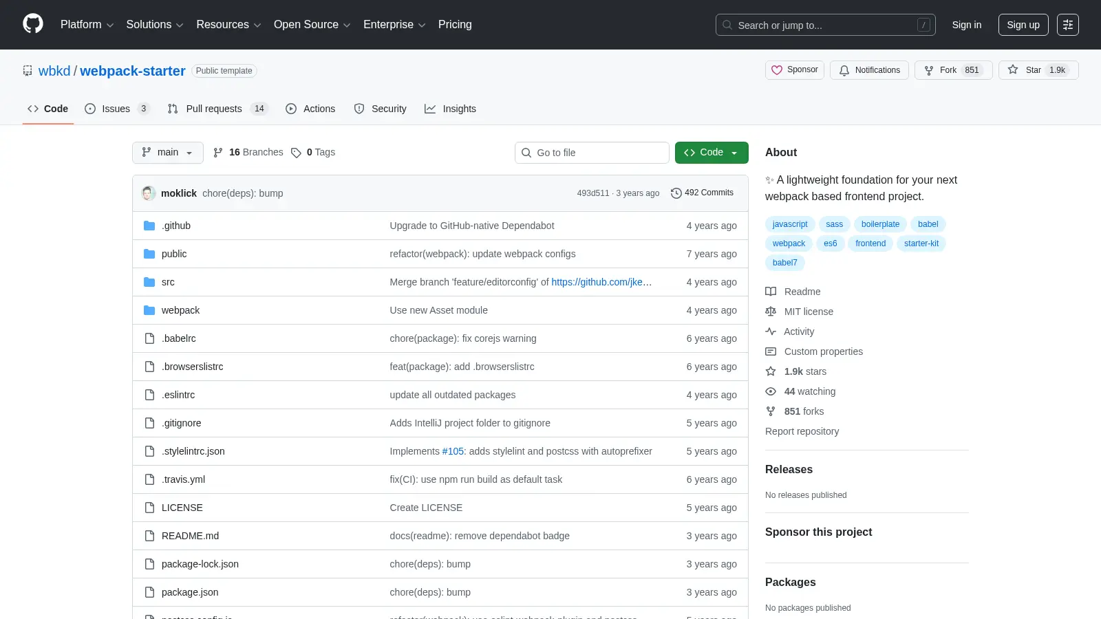 Webpack Starter screenshot